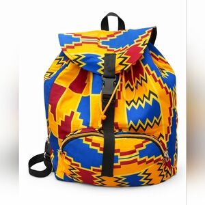 Vibrant Patterned Backpack